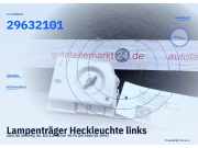 Lampenträger Heckleuchte links AUDI 80 (89, 89Q, 8A, B3) 29632101