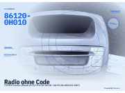 Radio ohne Code TOYOTA Corolla Liftback (E12) 86120-0H010