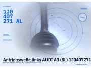 Antriebswelle links AUDI A3 (8L) 1J0407271AL