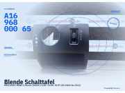 Blende Schalttafel MERCEDES-BENZ A-Klasse (W169) A1696800065