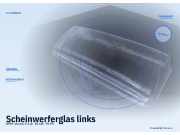 Scheinwerferglas links OPEL Vectra A