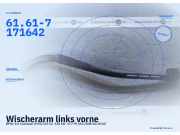Wischerarm links vorne BMW 3er Cabriolet (E93) 61617171642 61.61-7171642