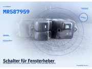 Schalter für Fensterheber MITSUBISHI Colt VI (Z2, Z3) MR587959