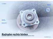 Radnabe rechts hinten MERCEDES-BENZ A-Klasse (W169)