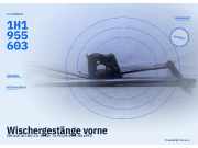 Wischergestänge vorne VW Golf III (1H) 1H1955603