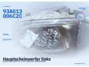 Hauptscheinwerfer links FORD Escort V (GAL) 93AG13006C2C
