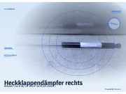 Heckklappendämpfer rechts RENAULT Clio II (B)
