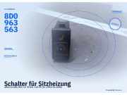 Schalter Audi A4 (8d, B5) (A4 (8d, B5)) 1.8 92 kW (11.1994–11.2000) 8D0963563