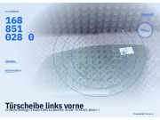 Türscheibe links vorne CITROEN Berlingo II Kasten (B9) 9201L9 1688510280