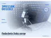 Federbein links vorne VOLVO V50 (545) 3M5118K001EBJ
