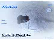 Schalter für Warnblinker OPEL Astra F 90181853