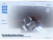 Tankdeckelschloss AUDI A1 Sportback (8XA) 8X0809906