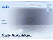 Schalter für Warnblinker MITSUBISHI Colt VI (Z2, Z3) MR951792 8L16
