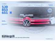 Kühlergrill VW Golf IV Variant (1J) 1J0853655G 1J0853651H