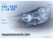 Hauptscheinwerfer links FORD Mondeo I (GBP) 431-1129L-LD-EM