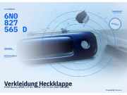 Verkleidung Heckklappe FORD Galaxy (WGR) GRIFF 6N0827565D