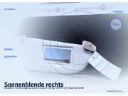 Sonnenblende rechts PEUGEOT 206 Schrägheck (2A/C)