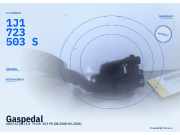 Gaspedal AUDI A3 (8L) 1J1723503S