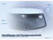 Heckklappe mit Fensterausschnitt VW Polo IV (9N)