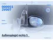 Außenspiegel rechts SMART City-Coupe (MC 01) 0000512V007
