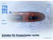 Schalter für Fensterheber rechts RENAULT Clio II (B) 7700845736
