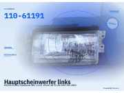 Hauptscheinwerfer links MAZDA 323 III Hatchback (BF) 110-61191