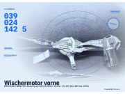 Wischermotor vorne MERCEDES-BENZ 124 Stufenheck (W124) A1248200708 0390241425