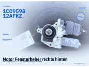 Motor Fensterheber rechts hinten VW Golf IV (1J) 1C0959812A FKZ