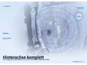 Hinterachse komplett VW Caddy III Kasten (2KA)