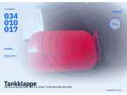 Tankklappe VW Passat B3/B4 (3A2, 35I) 034010017