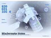 Wischermotor hinten RENAULT Modus - Grand Modus (P) 8200313354