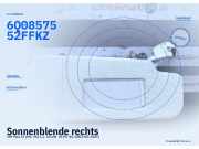 Sonnenblende rechts VW Polo IV (9N, 9A) 6Q0857552F FKZ