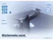 Wischermotor vorne SEAT Ibiza I (021A) 0390332366