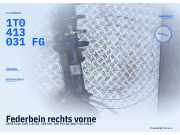 Federbein rechts vorne SEAT Leon (1P) 1T0413031FG