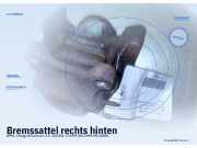 Bremssattel rechts hinten OPEL Omega B Caravan