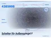 Schalter für Außenspiegel FORD Fiesta VI (CB1, CCN) 4495427 4385008