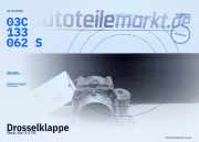Drosselklappe Skoda Yeti (5L) 03C133062S