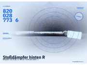 Stoßdämpfer hinten RENAULT Clio II (B) 8200287736