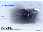 Elektrolüfter OPEL Astra J (P10) 13360890