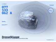 Drosselklappe AUDI A8 (4D, D2) 077133062A