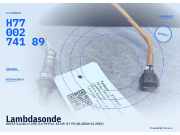 Lambdasonde DACIA Sandero I (BS) H7700274189