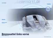 Bremssattel links vorne Nissan Note (E12)