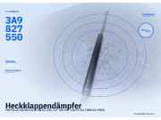 Heckklappendämpfer VW Passat B3/B4 Variant (3A5, 35I) 3A9827550