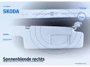 Sonnenblende rechts SKODA Fabia (6Y) SKODA