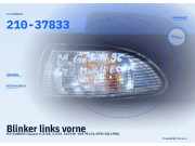 Blinker links vorne MITSUBISHI Galant V (E 50) 210-37833