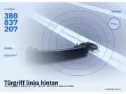 Türgriff links hinten VW Passat B5.5 (3B3) 3B0837207