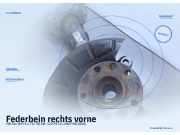 Federbein rechts vorne VW Eos (1F)