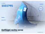 Kotflügel rechts vorne FORD Ka (RU8) 1673511 1551795