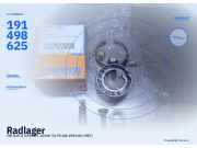 Radlager VW Golf II (19E) 191498625