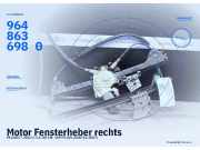 Motor Fensterheber rechts PEUGEOT 206 CC 9648636980